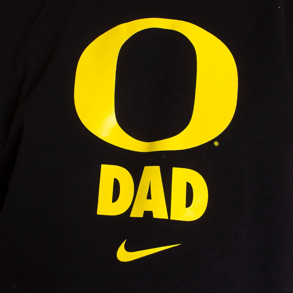 Classic Oregon O, Nike, Black, Pullover, Men, Cotton Club, Dad, Sweatshirt, 745914